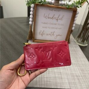 Louis Vuitton Bright Pink Vernis Wallet